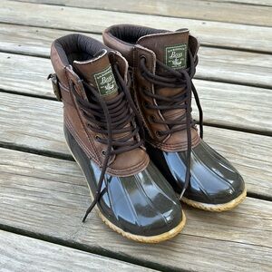 BASS BROWN SNOW BOOTS